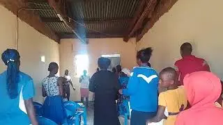 Praising moment at Namwela church 