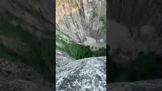 Extreme Jump off the cliff,  Squamish Canada