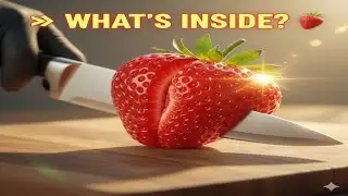 Crystal Strawberry ASMR 🍓 #ai #asmr #satisfying 
