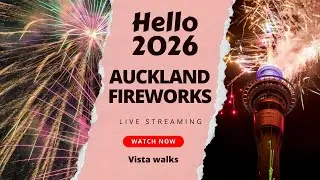 New Year Night in Auckland 🎆 | City Celebration & Fireworks @Vistawalkss 
