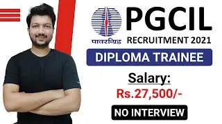 PGCIL Recruitment 2021 Diploma Trainee | No Interview | Latest Jobs Recruitment 2021