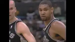 Kobe vs Duncan！Throwback NBA Playoffs WCSF 2002.5.14 San Antonio Spurs at Los Angeles Lakers G5 FHD