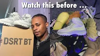 WATCH BEFORE YOU BUY YEEZY DESERT BOOT SALT + TRY ON /ON FOOT + YEZZY PODS
