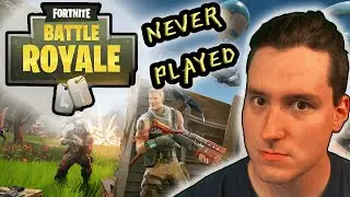 VERY FIRST TIME EVER Playing Fortnite! Can I Actually Win?