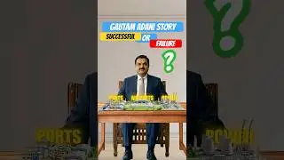 Zero to Billionaire: Adani Empire kaise bana? 🏗️ #AdaniSuccessStory #shorts