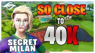 SO CLOSE!!! ANOTHER 39K vs Squads // Secret Milan | Fortnite