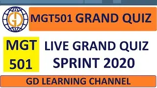 MGT501 | LIVE GRAND QUIZ SPRING 2020