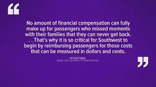 Transportation Secretary Pete Buttigieg sends letter to Southwest Airlines CEO