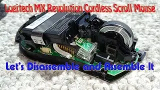 Logitech MX Revolution Cordless Scroll Mouse Inside Look