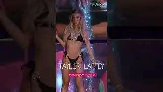 Taylor Laffey walks for Pink Melon at #miamiswim week 2024 #swimweek #fashionevent #model