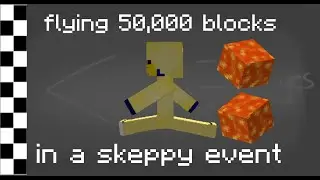 FLYING 50,000 BLOCKS IN A Skeppy Event VOD