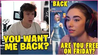 CLIX Blushes AFTER SOMMERSET Ask Him ON A DATE & BLOWS Him A KISS On LIVE STREAM! (Fortnite Moments)