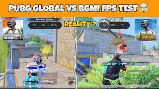 Bgmi vs PUBG Mobile Real Fps Drop Test 🔥 Result Shocking 🥶
