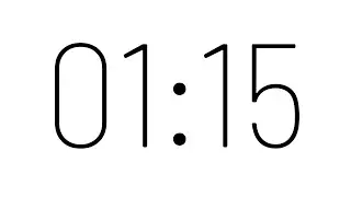 1 Minute 15 second Timer with Alarm