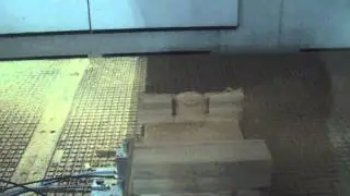 Фрезеровка маленькой царги  на станке CMS ARES 5 осей