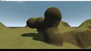 Paged marching cubes terrain