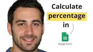 How to calculate percentage in google sheet