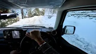 Part 5 of Snowfall Drive in Shimla. Maruti Suzuki Jimny in Hills. Best car for the Hilly Terrains ?