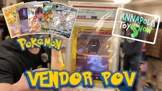 Selling Pokemon Cards at Annapolis Toy Show 2024