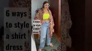 Stylish Shirt Dress Outfit Ideas For Spring | How to Wear it