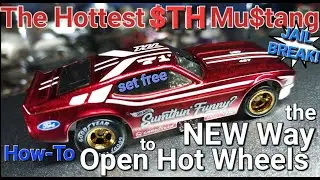 Hot Wheels SUPER TREASURE HUNT 71 MUSTANG Funny Car How To Open high value hot wheels 2025 H sth
