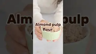 Almond pulp flour | Mylky #almondflour #mylky #zerowaste