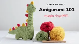 Amigurumi 101 : Easiest Way to Make Magic Ring (MR) | (Left Handed)