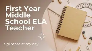 First Year Middle School ELA Teacher | Super Quick Classroom Tour!