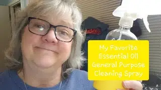 Essential Oil General Purpose Cleaning Spray with Vinegar