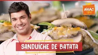 Sandu&iacute;che de batata rosti com bacon e cogumelo | Felipe Bronze | Perto do Fogo