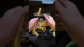 Does anyone actually swab their instruments? 😀 #saxophone #trumpet #musician #band