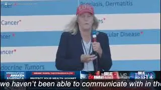 Dr. Judy Mikovits Calls COVID-19 &ldquo;Vaccine AIDS&rdquo; at ReAwaken America Tour