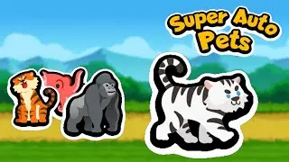 White Tiger Leads the Pack to Victory! | Super Auto Pets Test Build Gameplay
