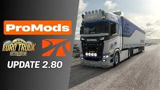 ETS2 1.57 | Realistic Driving | ProMods Map Update v2.80 | POV 4K ULTRA HD | #ets2