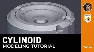 Model a CYLINOID with Hard Ops & Boxcutter (Tutorial)
