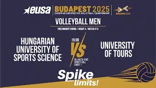 Men | Hungarian University of Sports Science - University of Tours | 19:00
