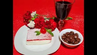 How to make coconut cherry pudding |Valentine's dessert