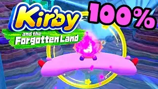 Moonlight Canyon 🌺 Kirby and the Forgotten Land 🌺 100% Walkthrough All Missions 5-4
