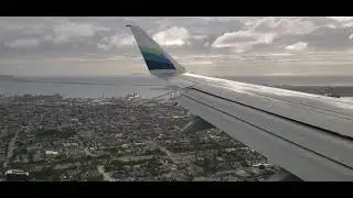 Landing At San Diego Lindbergh Field On A Skywest EMB-175