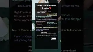 #love #cheating #tarot #infidelity #unfaithful #cheater #heartbroken #heartbreak #breakup #tarotread