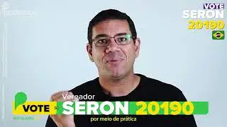 2024 - Seron (Podemos) Vereador - Rio Claro/SP - Projeto Civismo nas Escolas