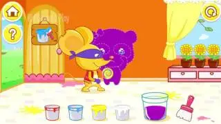 Color Mixing Studio - Childrens Learn Color & Play Mixing Color with Baby Panda - Babybus Gameplay