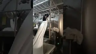 1:5 low liquor ratio towel dyed U-flow dyeing machine#dyeingmachine