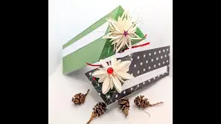 #Werbung /  Große Triangel - Box @farbtonpapier