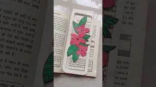 DIY easy Aesthetic bookmark painting 🔖😍💕 #bmartcreations #shorts #youtubeshorts #art #painting #diy