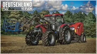 「 DEUTSCHLAND 」Let´s Play | #15 | Case Maxxum 140 mit Kuhn FB 3135 Presse, super Combo? | LS22