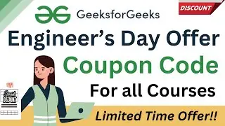 GeeksforGeeks Engineer's Day Offer | GFG Coupon Code for Courses 2023 September 🆕