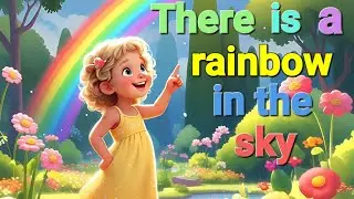 There is a rainbow 🌈 in the sky.