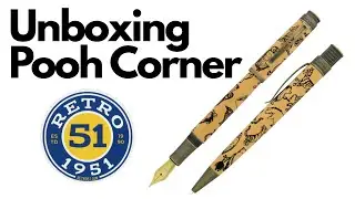 Retro 51 Tornado&trade; Fountain Pen in The House at Pooh Corner - Limited Edition Unboxing