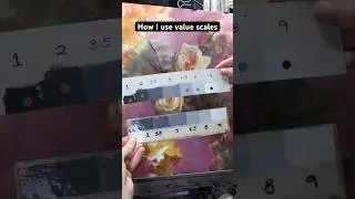 Value scales for painting detail #oilpaintingart #flowerpainting #paintingtechniques #learntopaint